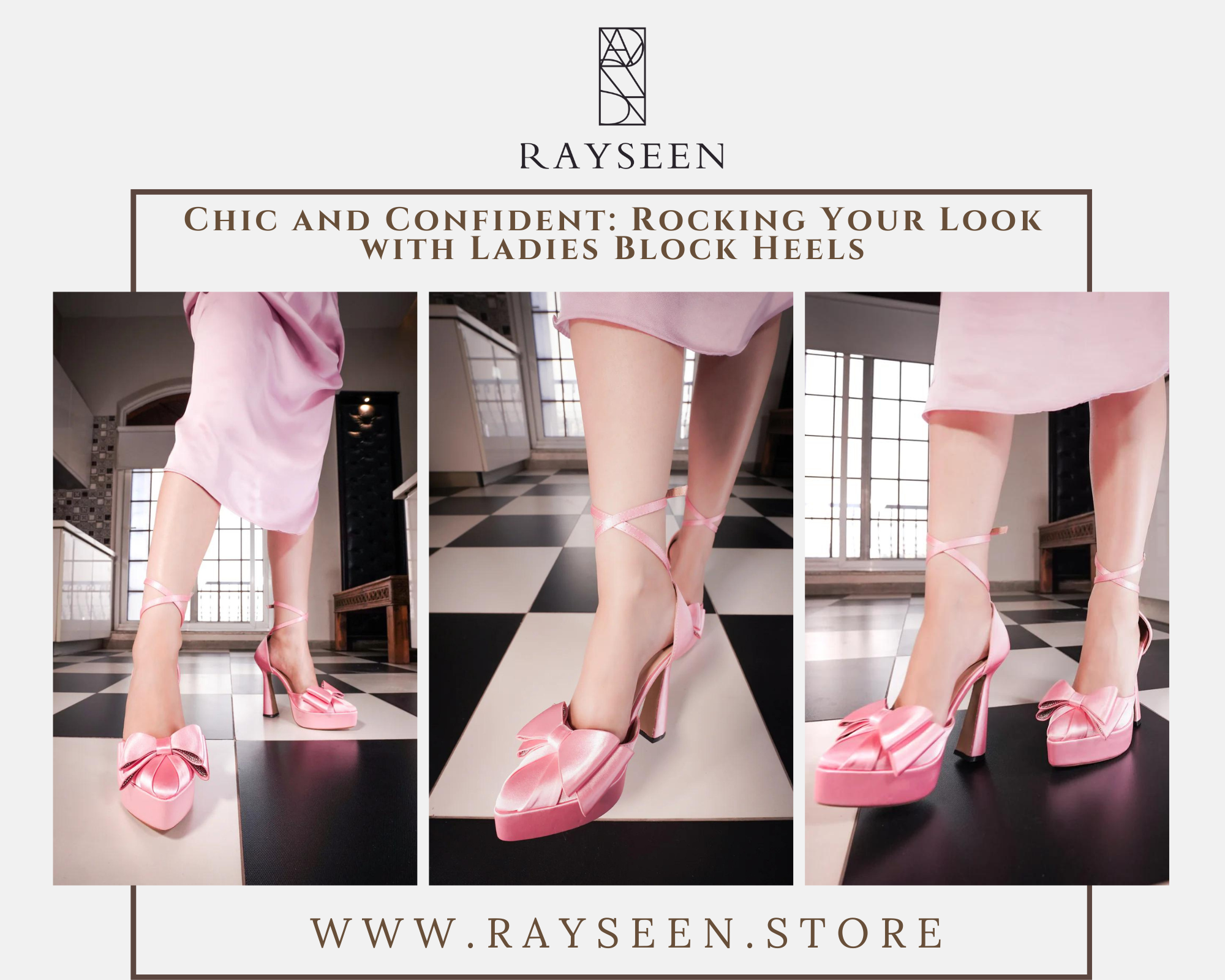 Chic and Confident Rocking Your Look with Ladies Block Heels