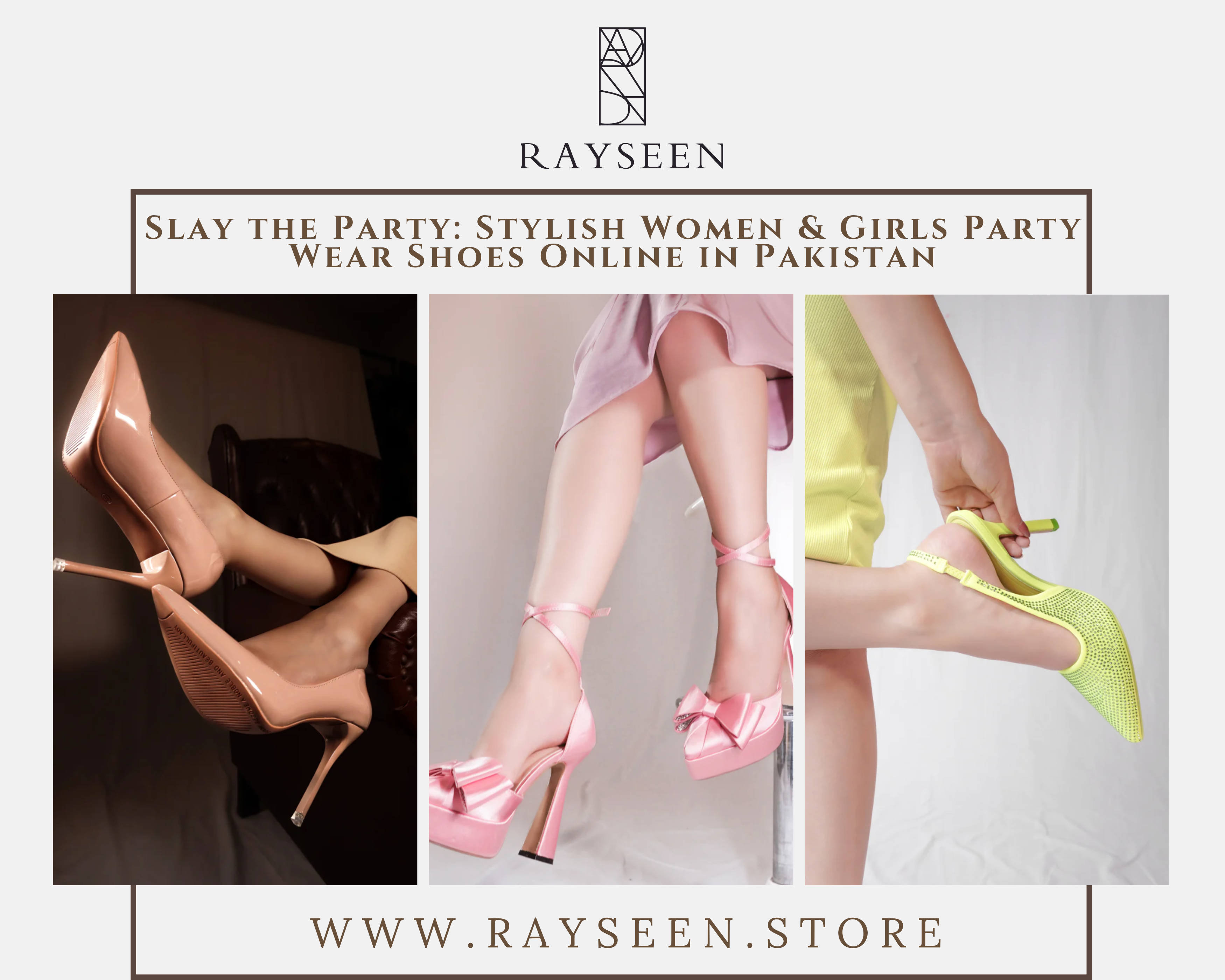 Slay the Party: Stylish Women & Girls Party Wear Shoes Online in Pakistan