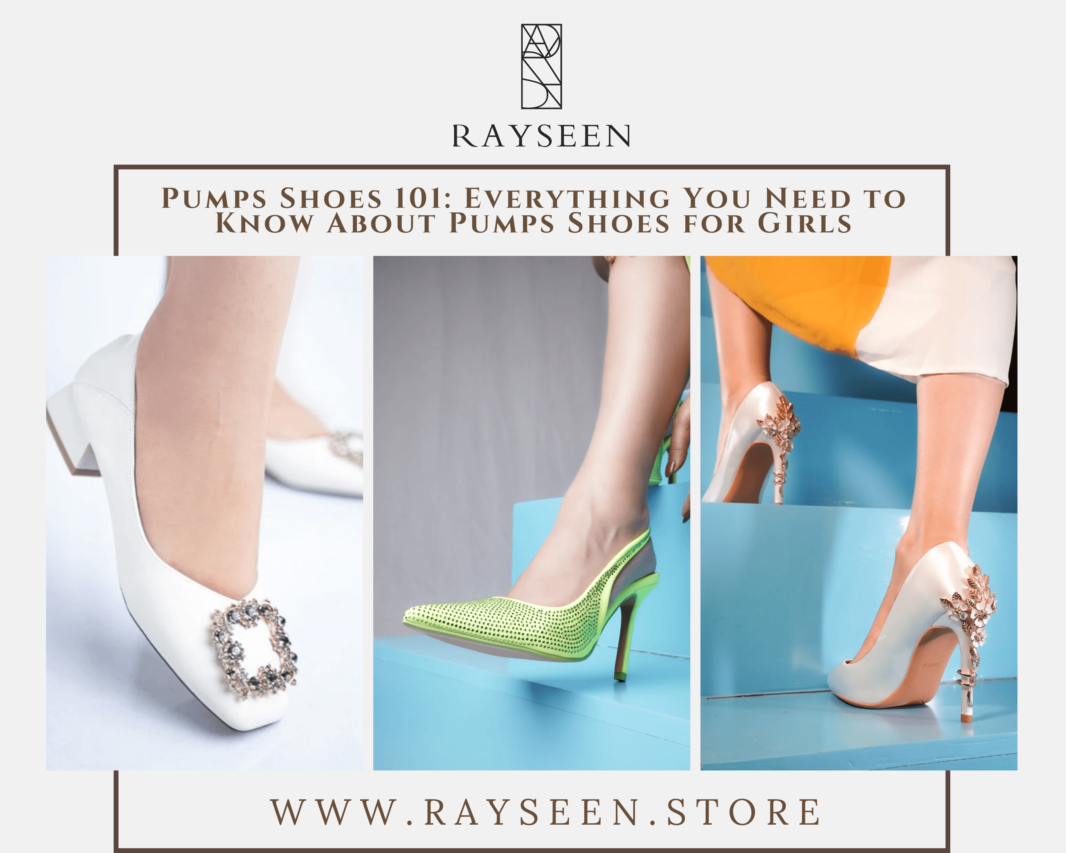 Pump shoes for girls in Pakistan- Rayseen