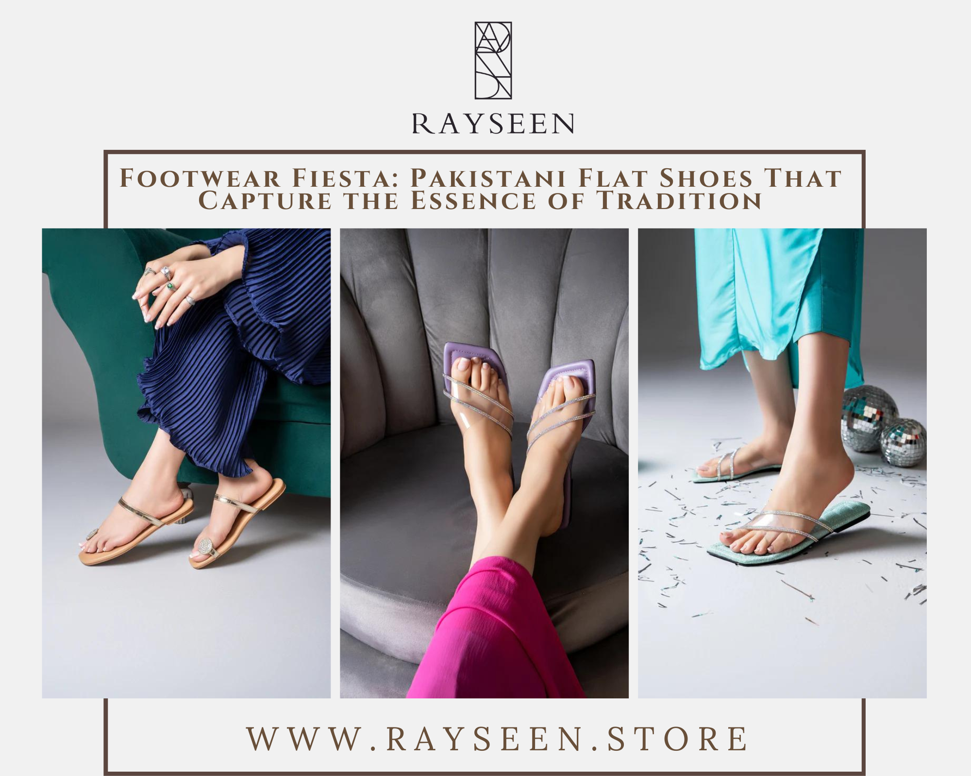 Footwear Fiesta: Pakistani Flat Shoes That Capture the Essence of Tradition