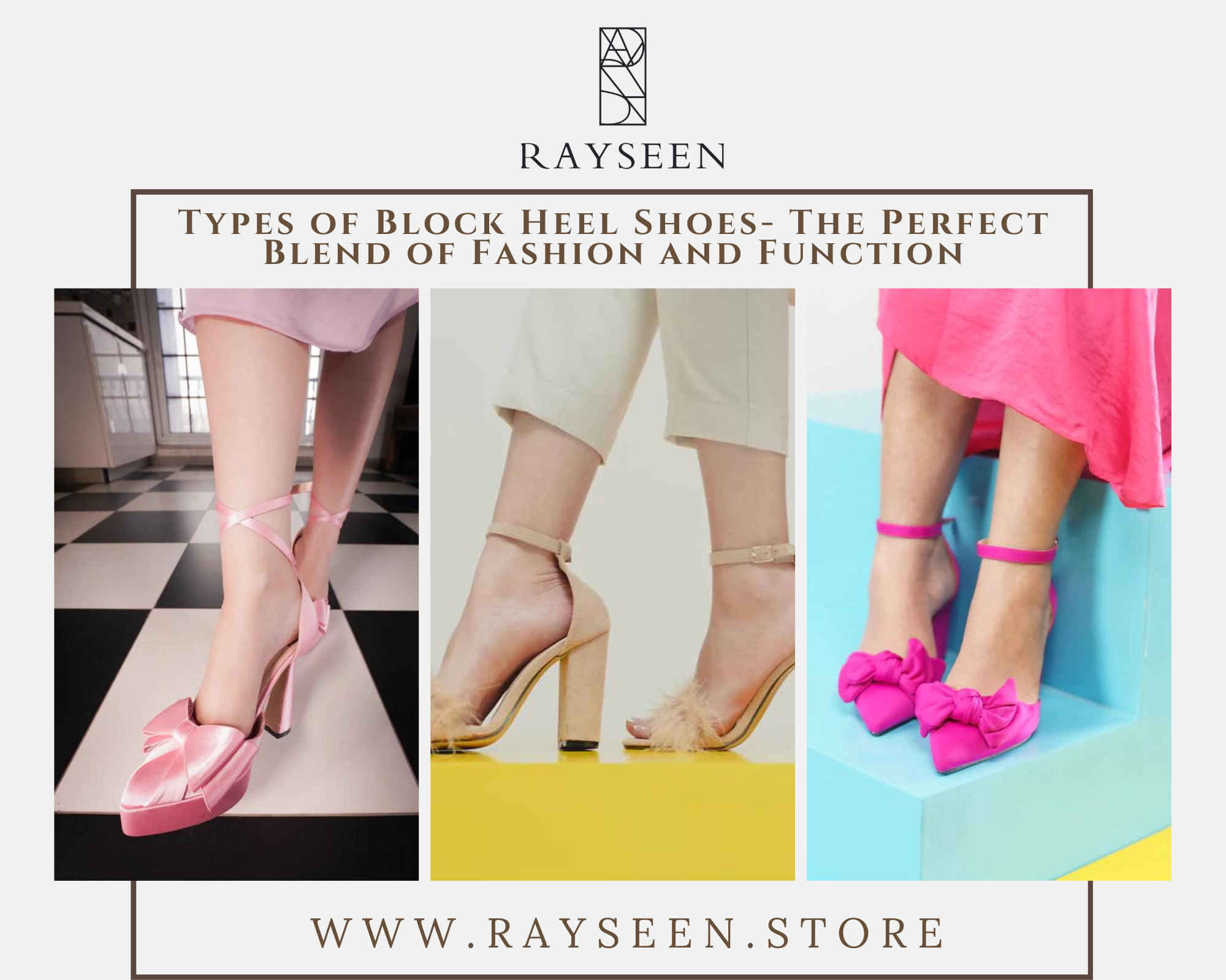 Types of Block Heel Shoes