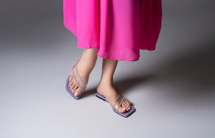 Women's Unicorn/Purple sandals for warm-weather