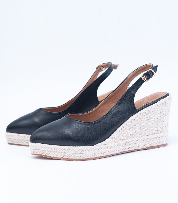 Stylish ladies' Havana - Black wedges, the perfect footwear to lift up your style and spirit