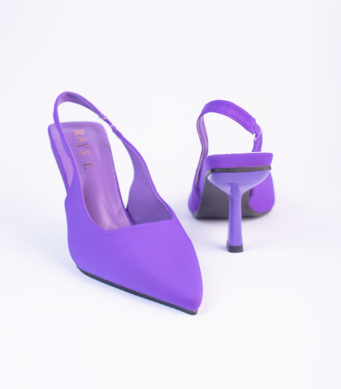 Lavender - Purple ladies' shoe, front view