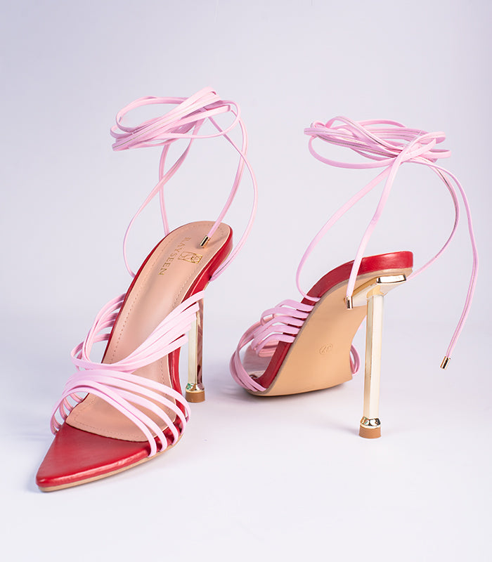 Stylish red heels for women from Rayseen.store
